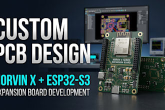 create custom norvin x series expansion boards with esp32 s3 integration