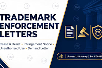 prepare a trademark violation demand letter for your business