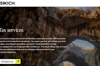 design cake website landing page  and sale funnel