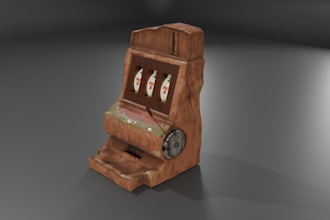 model and texture a low poly 3d game prop in blender