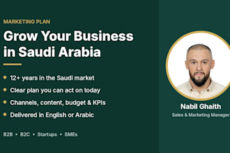 create a marketing plan to grow your business in saudi arabia