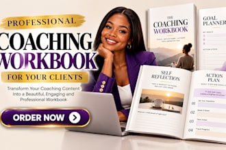 design a professional coaching workbook for your clients