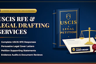 draft a winning uscis rfe response letter for your petition