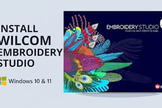 install and configure wilcom embroidery studio on windows