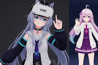 create and rig vrchat avatar vr chat avatar furry vrchat avatar vrc avatar vrm