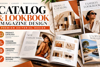 design product catalogs lookbooks and magazine layouts