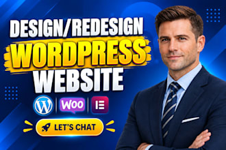 build responsive wordpress business website, wordpress website development