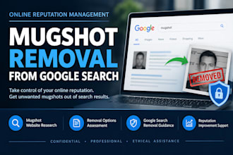 remove mugshot from google search