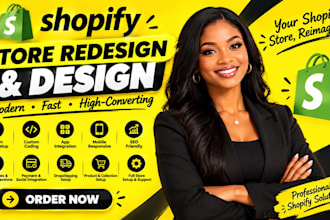 shopify store design and redesign shopify website redesign