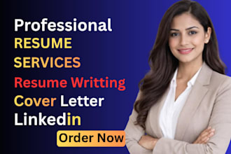 write a professional executive resume, cover letter and linkedin optimization