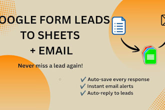 automate google form leads to sheets and email notifications