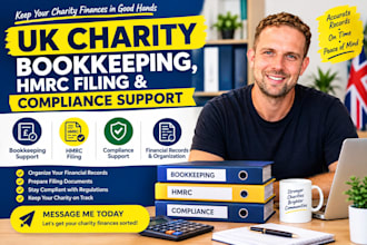 do UK charity bookkeeping, hmrc filing and compliance support