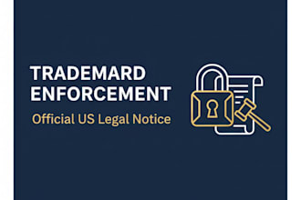 prepare an official US trademark enforcement letter