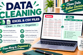 clean, deduplicate and organize your CRM contacts and sales database