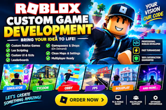 be going to develop game systems for roblox