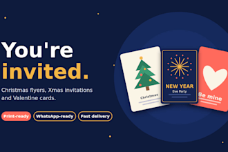 design christmas flyer, new year flyer, xmas invitation cards, valentine cards