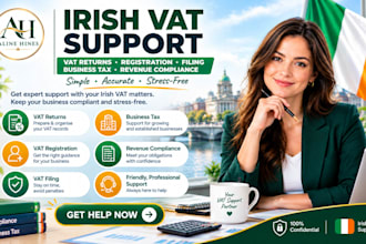 help with ireland vat returns, vat registration, vat filing, business tax