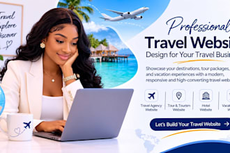 design travel website travel agency tour website tourism hotel vacation website