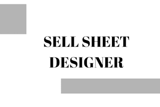 design sell sheet, product catalog for spanish