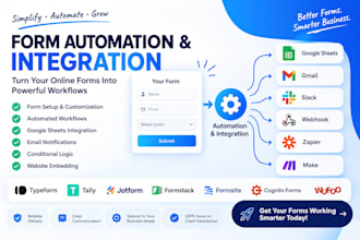 automate typefrom tally jotfrom fromstack formsite cognito froms and wufoo
