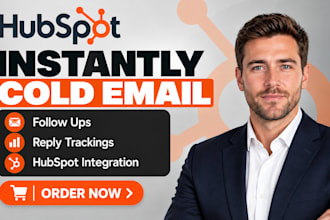 build instantly cold email follow ups reply trackings hubspot integration