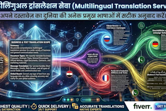 be your expert multilingual translator human translation