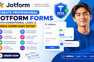 create professional jotform form conditional logic hipaa compliant jotform