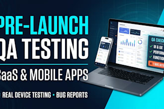 do pre launch QA testing for your saas and mobile app on real devices