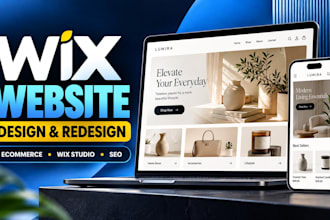design wix website redesign build wix website wix ecommerce revamp wix website