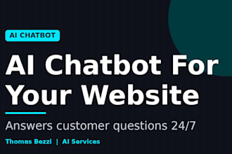 set up an ai chatbot that answers your customer questions