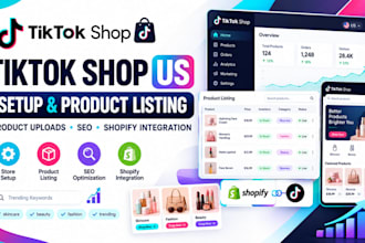 setup tik tok shop shopify dropshipping tiktok shop, facebook and instagram shop