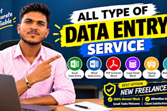do any data entry accuratally