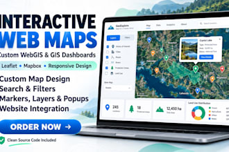 build interactive web maps and custom webgis apps