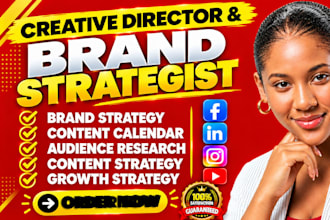 be your creative director social media strategist brand strategist for content