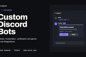 build you a personal discord bot for your server
