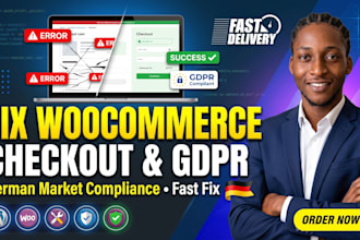 fix woocommerce checkout gdpr and german market issues