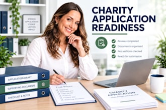 help prepare your UK charity registration application for review