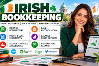 do irish small business sole trader and limited company bookkeeping