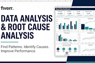 perform data analysis and root cause analysis in excel