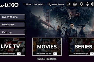 rebrand with panel for android or firestick, smarters pro ibo player, xciptv app