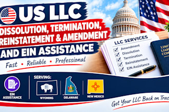 dissolve terminate reinstatement dissolution amend ment your US llc close ein