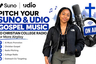 pitch your suno udio gospel music to christian college radio for more airplay