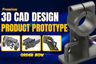 do 3d industrial design, mechaical cad design and technical drawing in solidwork
