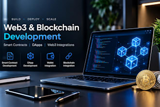 build a decentralized application smart contract blockchain usingweb3 technology