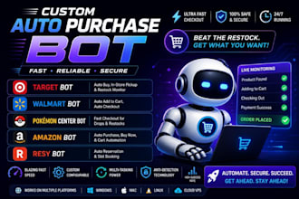 topps retail bot, amazon deals bot pokemon auto purchase appointment reservation
