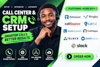 setup retreaver ringba callsource callrail leadsquared callhippo telnyx zoom