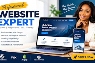 design a professional website expert for revision of website