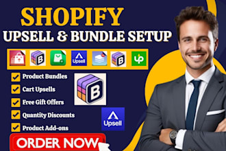 setup shopify upsell kaching bundles rebuy selleasy upcart reconvert bogos carty
