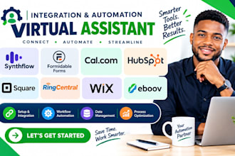 integrate synthflow formidable forms calcom hubspot square ringcentral wix eboov