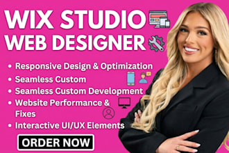 develop wix studio website design wix website wix studio redesign wix ecommerce